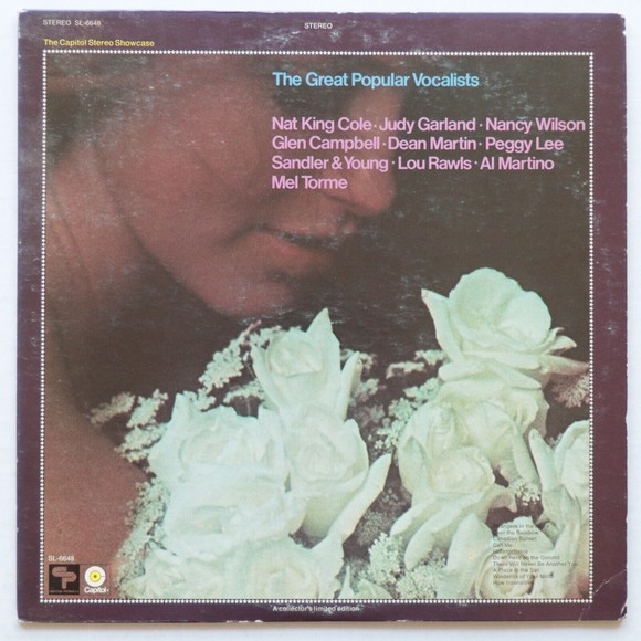 The Great Popular Vocalists - Various - Nat King Cole, 1969 12" Vinyl LP SL-6648 - Picture 1 of 10